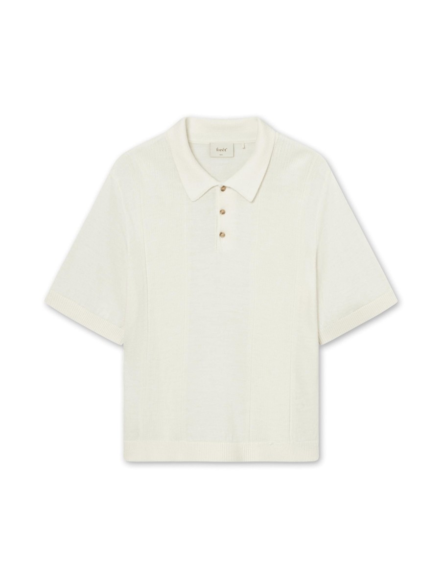 Forét Astern Short Sleeve-Cloud | Knitwear