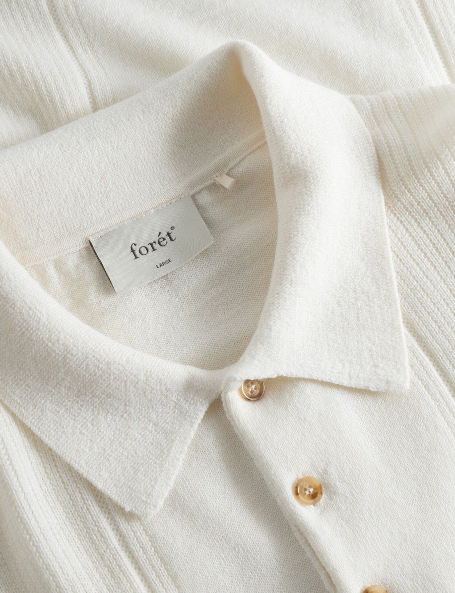 Forét Astern Short Sleeve-Cloud | Knitwear