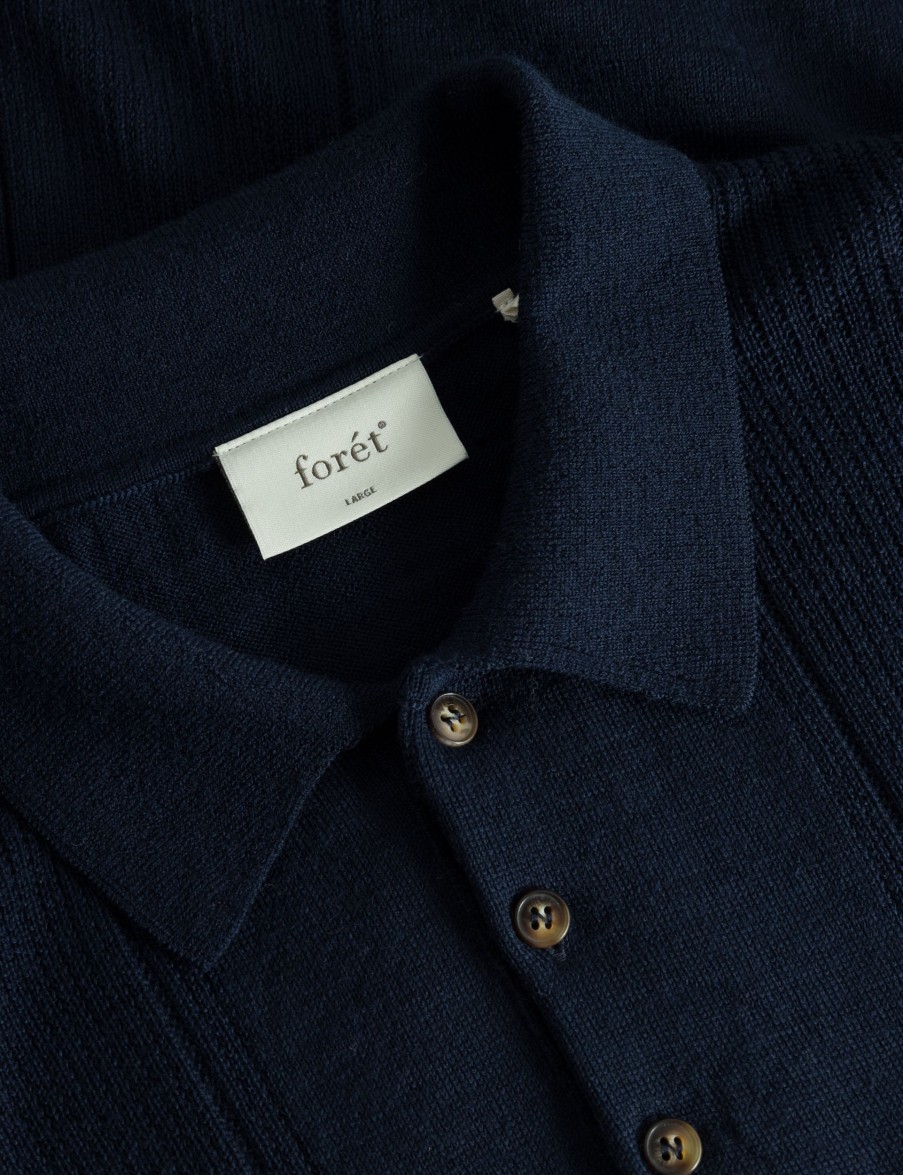 Forét Astern Longsleeve Knit-Navy | Knitwear