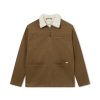 Forét Beech Sherpa Twill Jacket-Khaki/Cloud | Overshirts