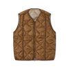 Forét Fresh Reversible Liner Vest-Brown | Vests