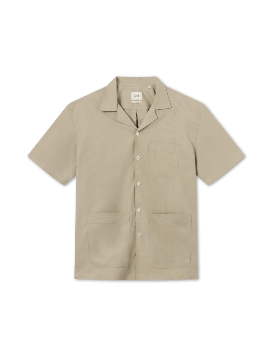 Forét Bocchia Shirt-Khaki | Shirts