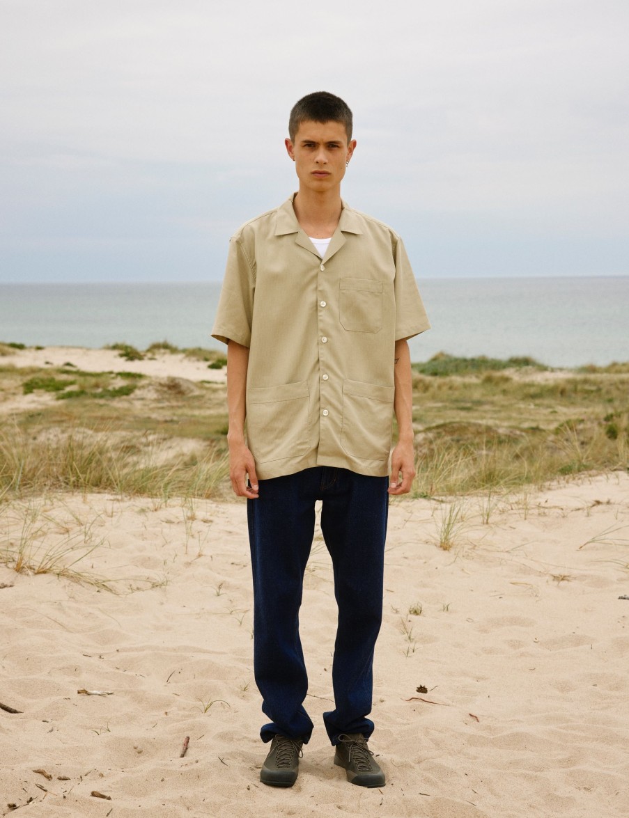 Forét Bocchia Shirt-Khaki | Shirts