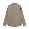 Forét Serene Linen Shirt-Taupe | Shirts