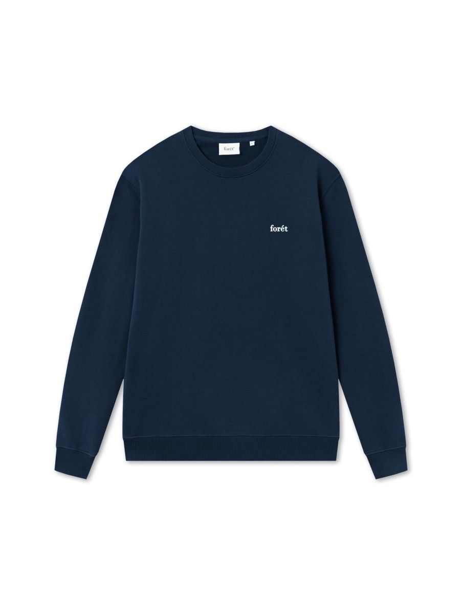 Forét Ash Sweatshirt-Navy | Sweatshirts