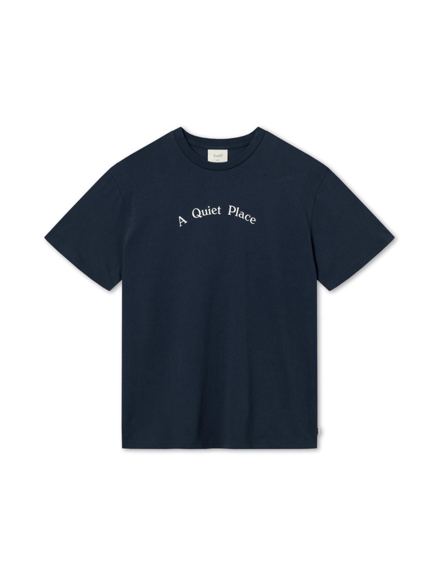 Forét Alvar Aqp T-Shirt-Navy | T-Shirts