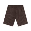 Forét Vole Seersucker Shorts-Deep Brown | Shorts