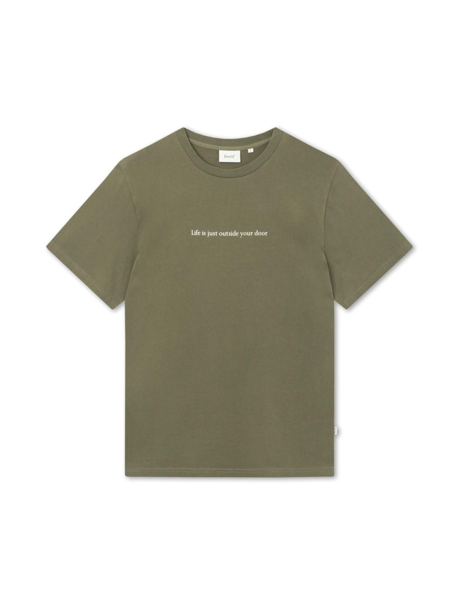 Forét Journey T-Shirt-Dark Olive | T-Shirts