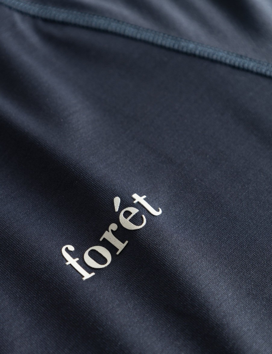 Forét Play Longsleeve-Navy/White | Sweatshirts