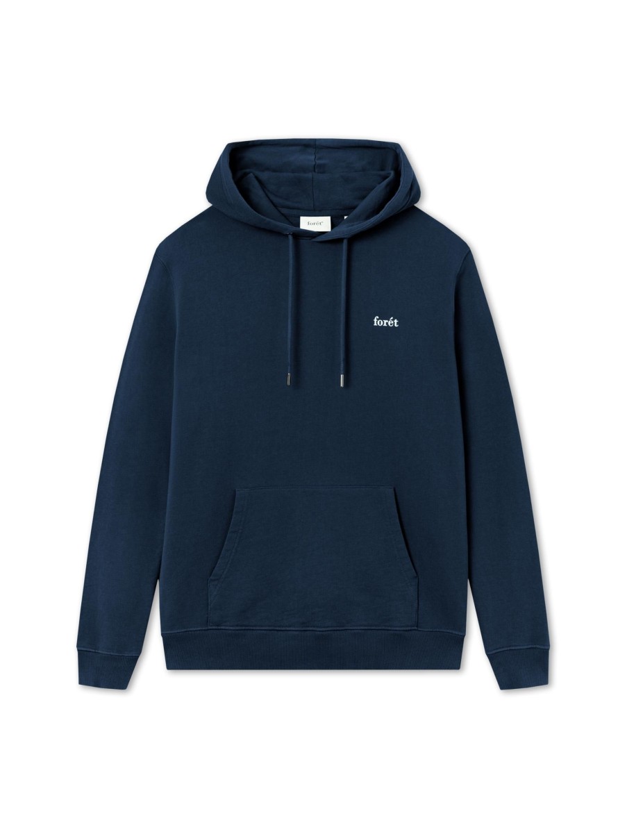 Forét Deer Hoodie-Navy | Sweatshirts