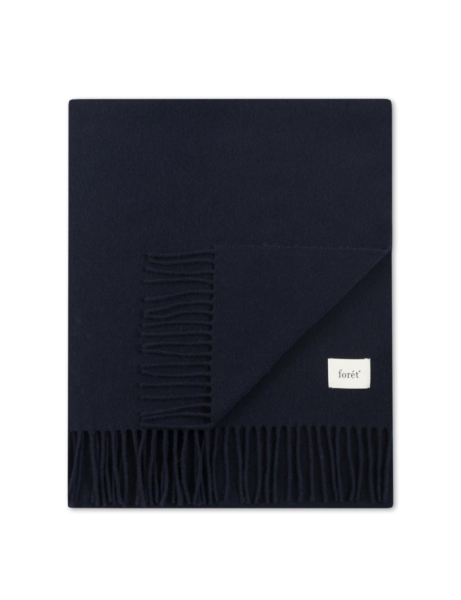 Forét Melt Scarf-Navy | Knitwear