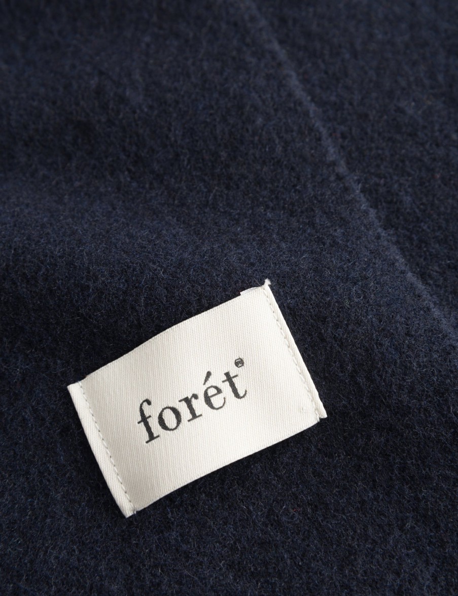 Forét Melt Scarf-Navy | Knitwear