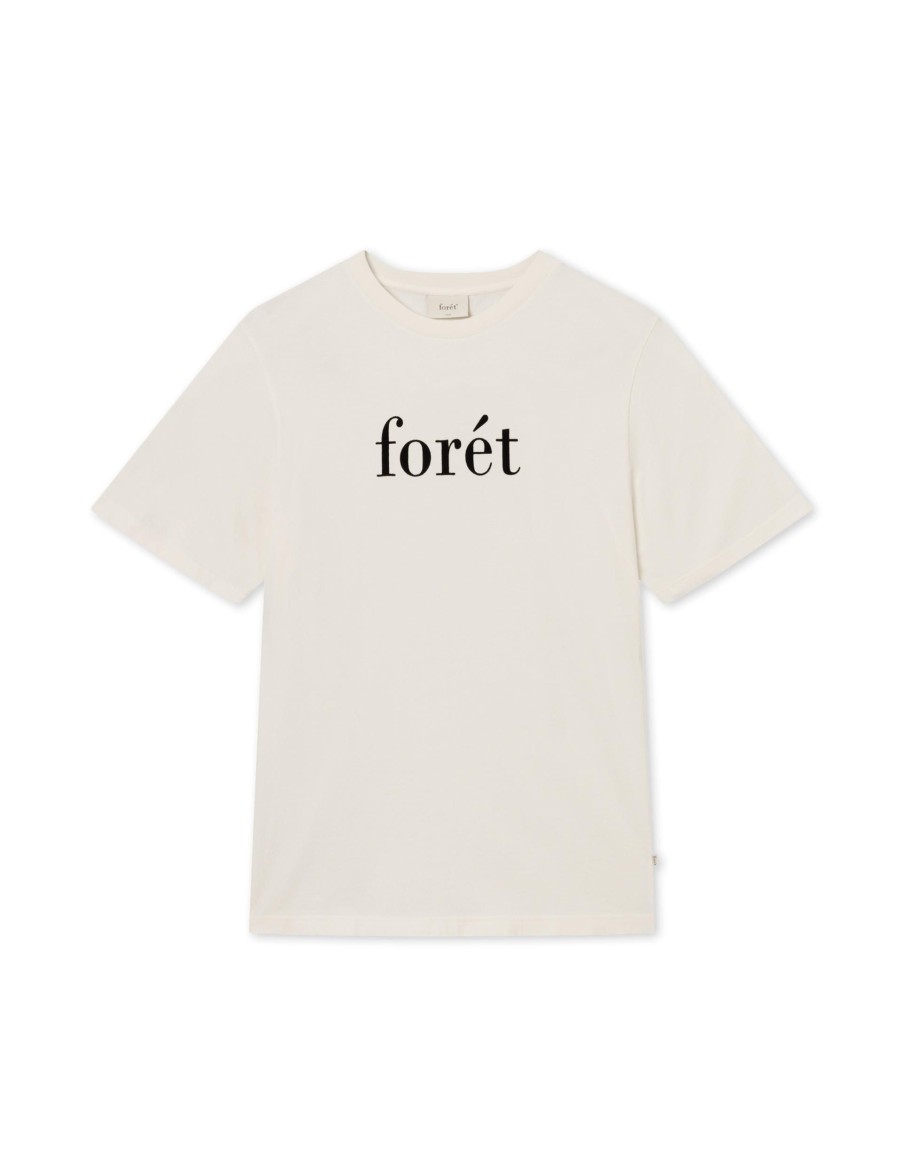 Forét Resin T-Shirt-Cloud/Black | T-Shirts