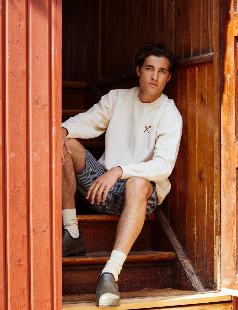 Forét Sail Sweatshirt-Cloud | Sweatshirts