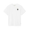 Forét Spear T-Shirt-White/Dark Green | T-Shirts