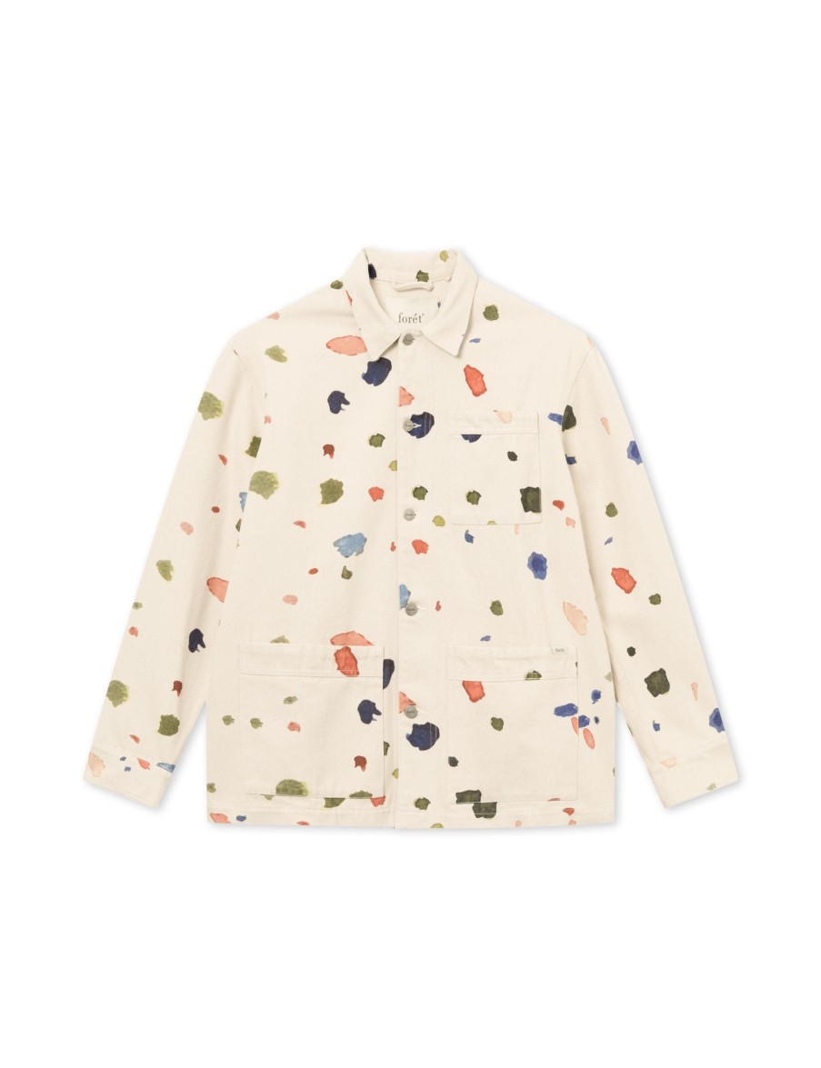 Forét Artwork Overshirt-Undyed | Overshirts