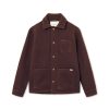 Forét Stay Wool Overshirt-Deep Brown | Jackets