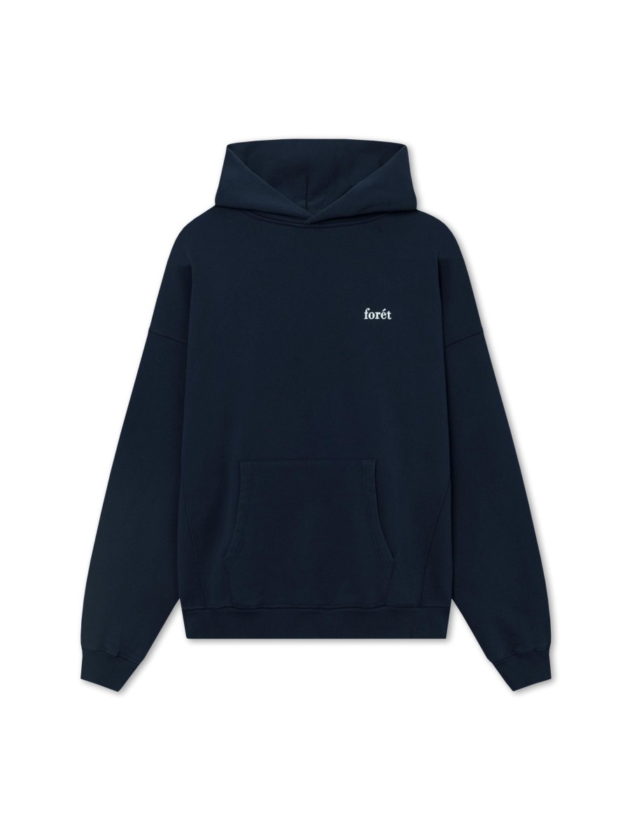 Forét Noon Hoodie-Navy | Hoodies