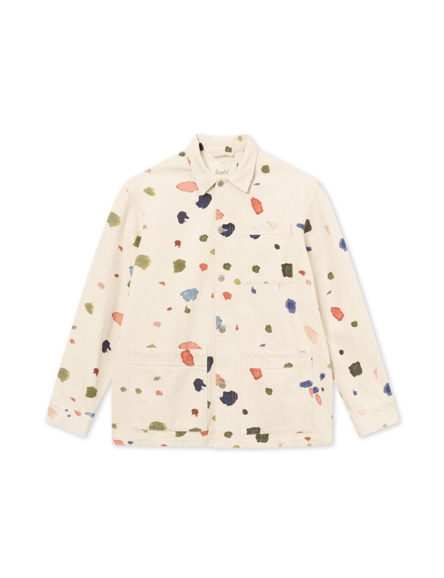 Forét Artwork Overshirt-Undyed | Shirts