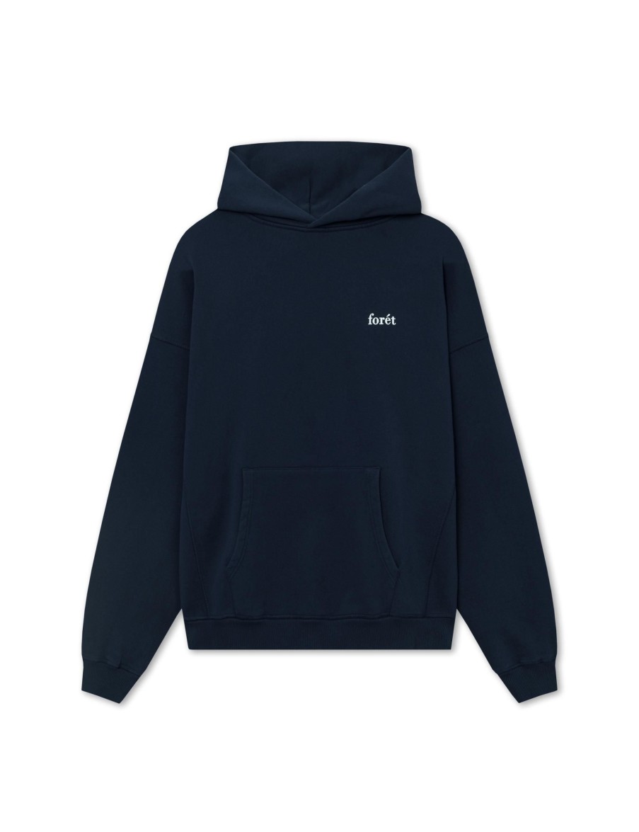 Forét Noon Hoodie-Navy | Sweatshirts